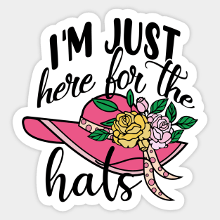 Here for the hats Sticker